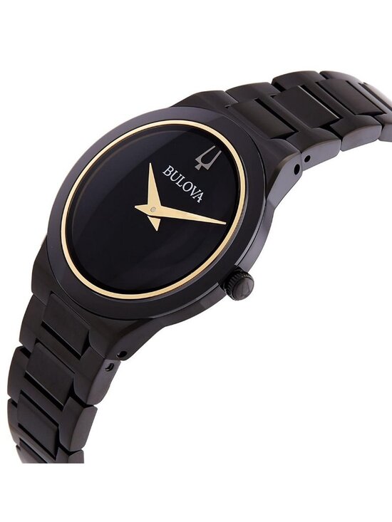 NWT Bulova Millennia Quartz Black Dial Ladies Watch main image 4